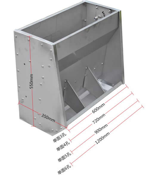保育猪料槽不锈钢猪食槽厂家保育通槽猪用自动采食槽