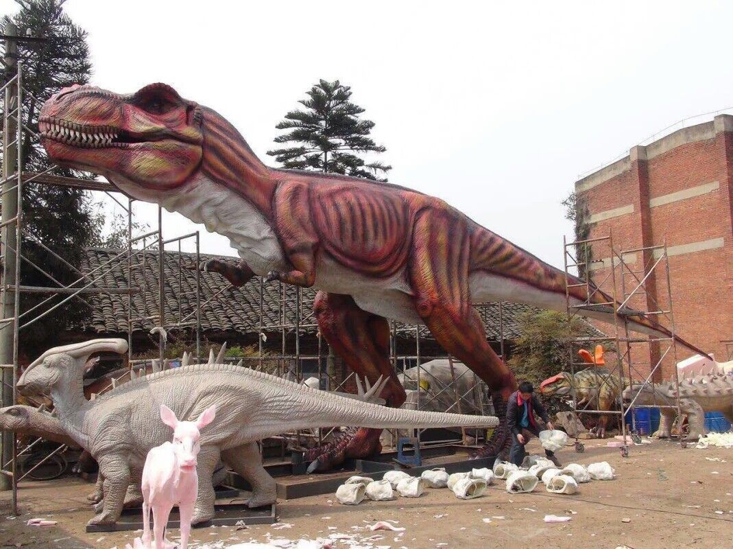 景区春节打造侏罗纪公园恐龙模型专业搭建恐龙模型租售