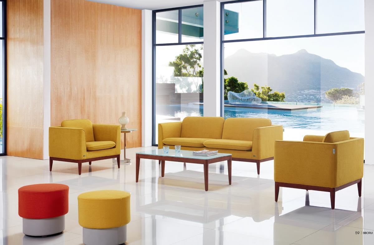 厦门办公家具现代时尚简易办公沙发接待室会客沙发简约三人位组合