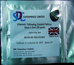 SDC Phenolic Yellowing Test Papers 酚醛黄变测试纸