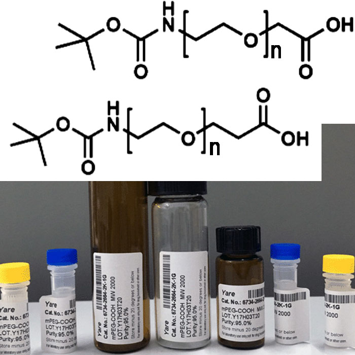 Boc-NH-PEGn-COOH 短链PEG 单分散PEG PEG修饰剂