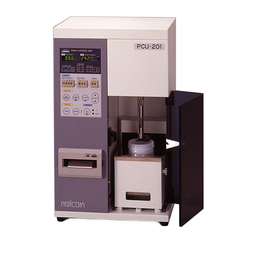 自动锡膏粘度测试仪PCU-200是共轴双重圆筒型回转粘度计