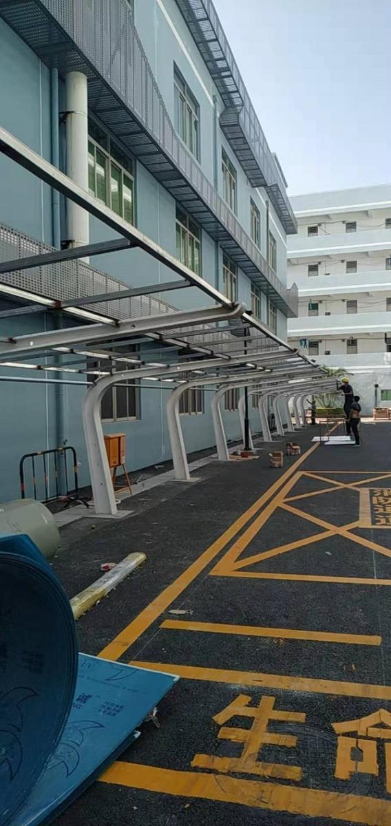 深圳生物科技园遮阳雨棚钢结构焊缝无损检测
