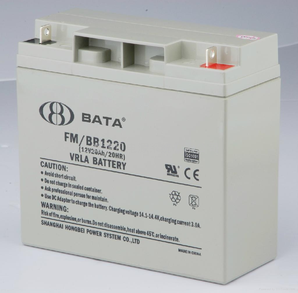 鸿贝BATA蓄电池FM/BB12135T 12V135AH/20HR配件耗材