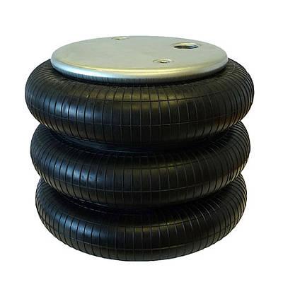 Dunlop 空气弹簧橡胶空气弹簧的载荷主要由帘线承受，Dunlop 空气弹簧帘线的层数主要由2层组