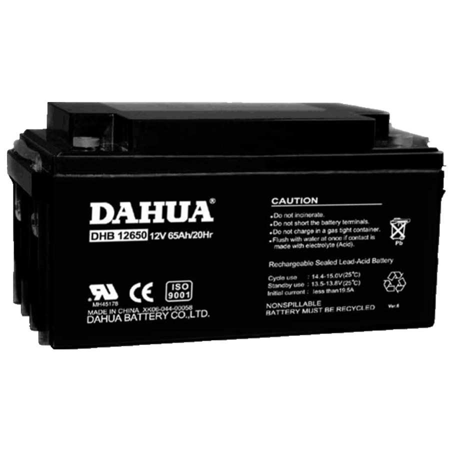 DHB12800大华蓄电池12V80AH/20HR备用电池