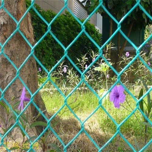 种植地勾花网 花园勾花网厂家 绿色包塑勾花网