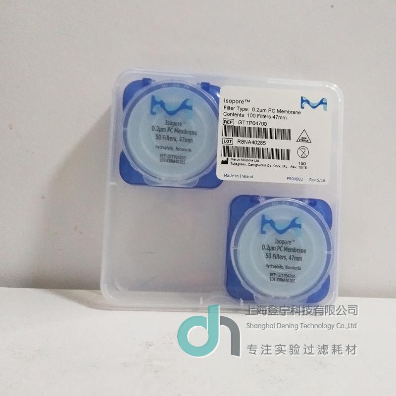 GTTP04700 美国Merck Millipore密理博 0.22UM 47MM聚碳酸酯过滤膜 