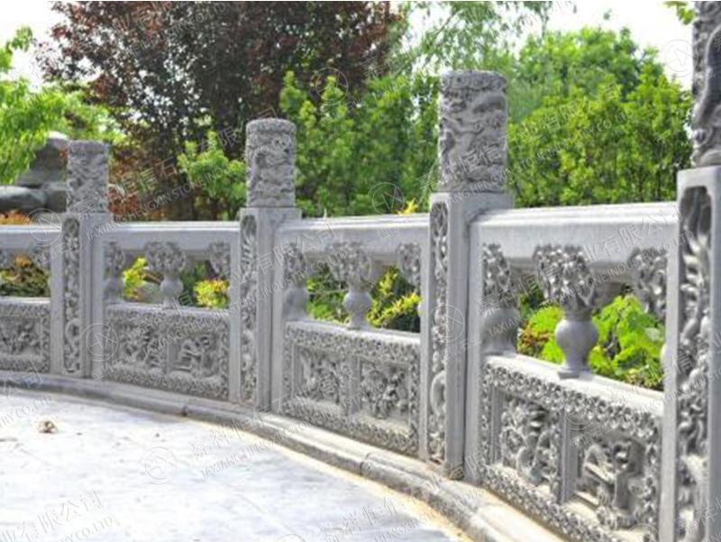 景区青石栏杆|园林工程青石石材栏杆|寺庙青石石栏杆