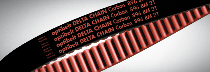 optibelt DELTA CHAIN Carbon高性能同步带-碳纤维线芯