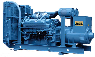 供应三菱柴油发电机组(520kW～2,200kW)