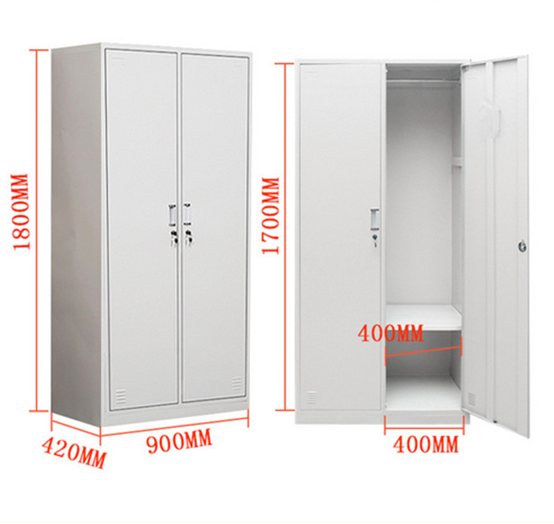 厂家直销员工宿舍铁衣柜-实用员工宿舍衣柜-东莞宿舍铁皮衣柜