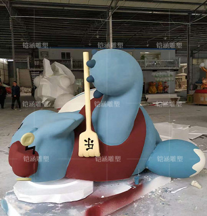 泡沫雕塑大象摆件定制 商场美陈大象雕塑
