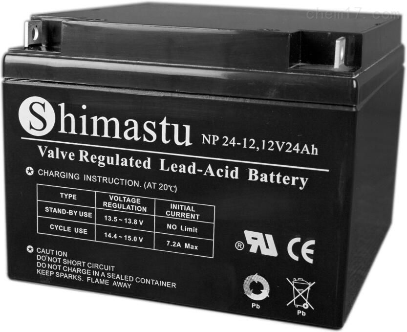 Shimastu蓄电池NP20-12联通基站12V20AH尺寸