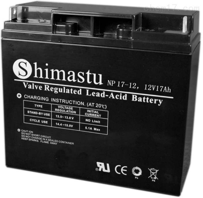 Shimastu蓄电池NP4.5-12 12V4.5AH消防灯系列