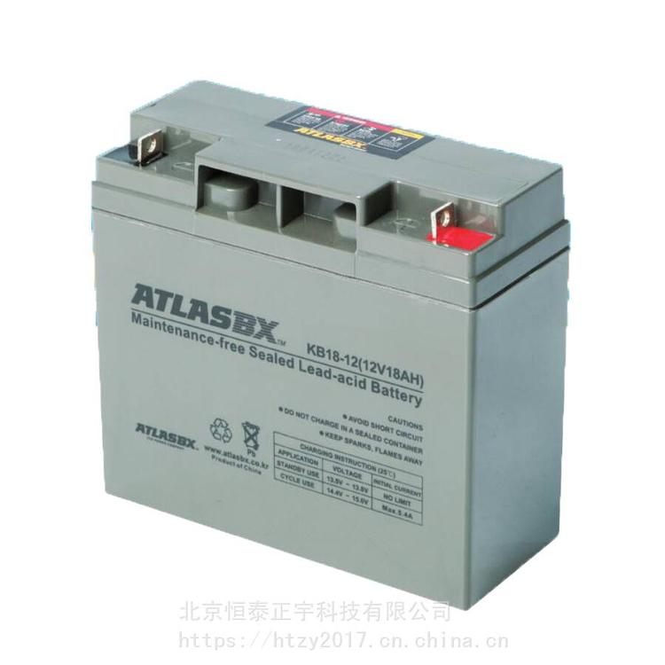 ATLASBX蓄电池KB18-12 12V18AH技术指导