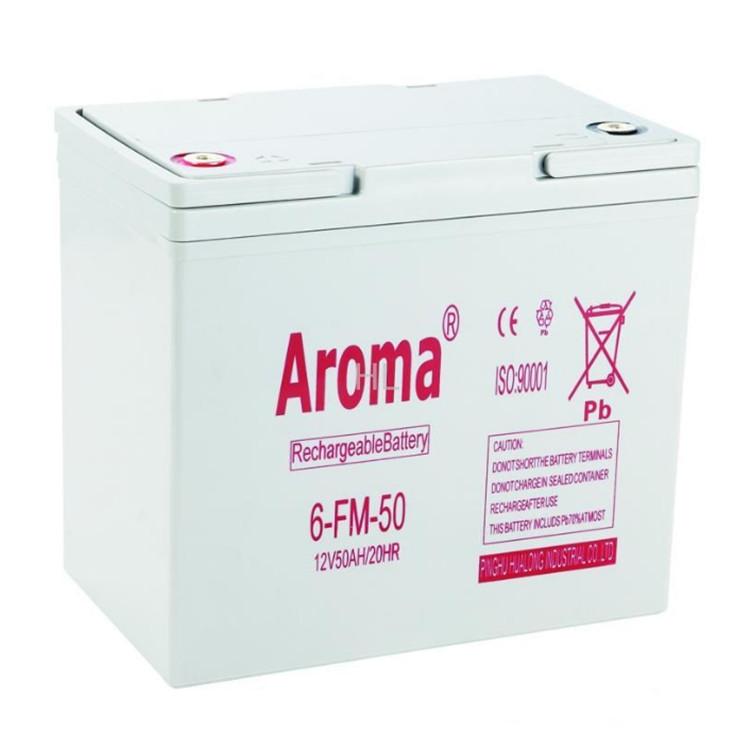 Aroma华龙蓄电池6-FM-50标准电池尺寸