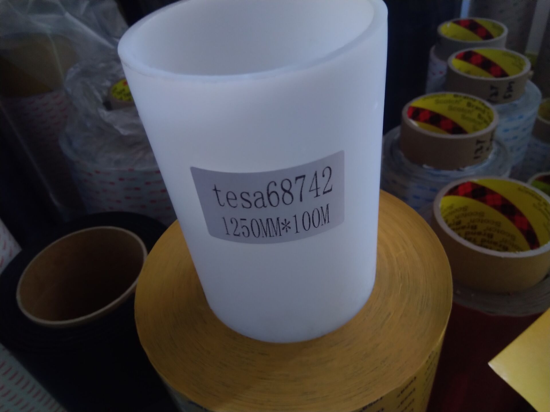 德莎68742 黑色双面薄膜胶带 TESA68747胶带 tesa68560