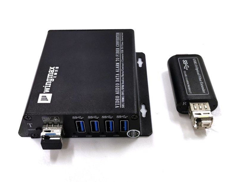 USB3.0光端机接工业摄像头 天翼讯通-TY-HFU411