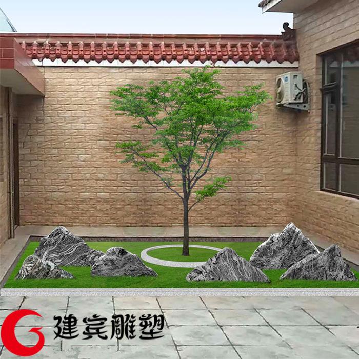 今年流行新款泰山石假山薄片组合
