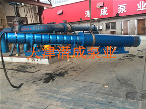 天津高扬程300米卧式潜水泵厂家-潜成（图）