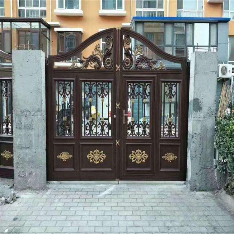热镀锌钢护栏德州陵城区铝艺围墙大门生产厂家
