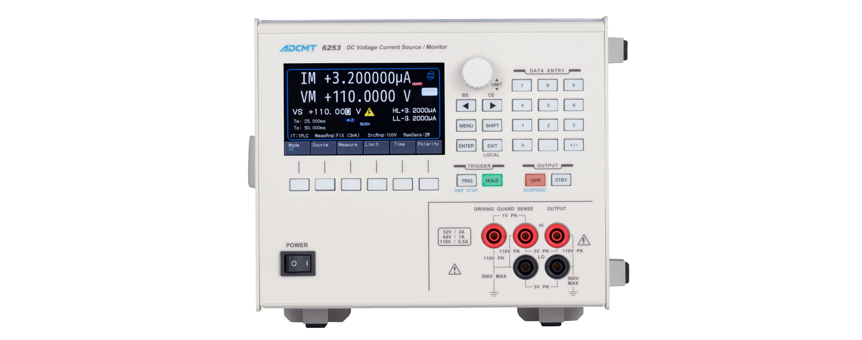ADCMT6253直流电压电流源│监控器6253直流电源