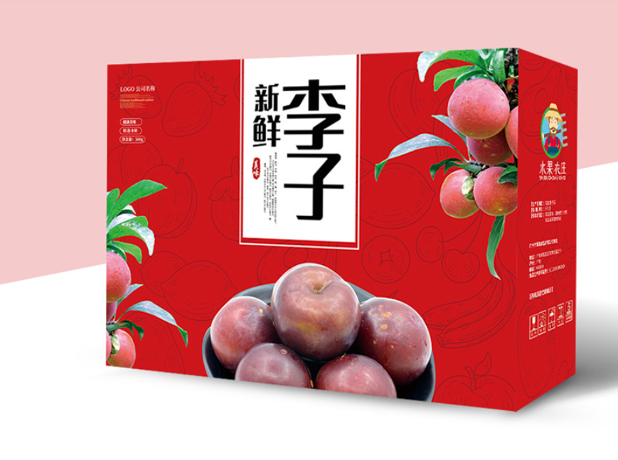 成都水果包装箱 青红脆李包装盒定制 水果礼盒定做