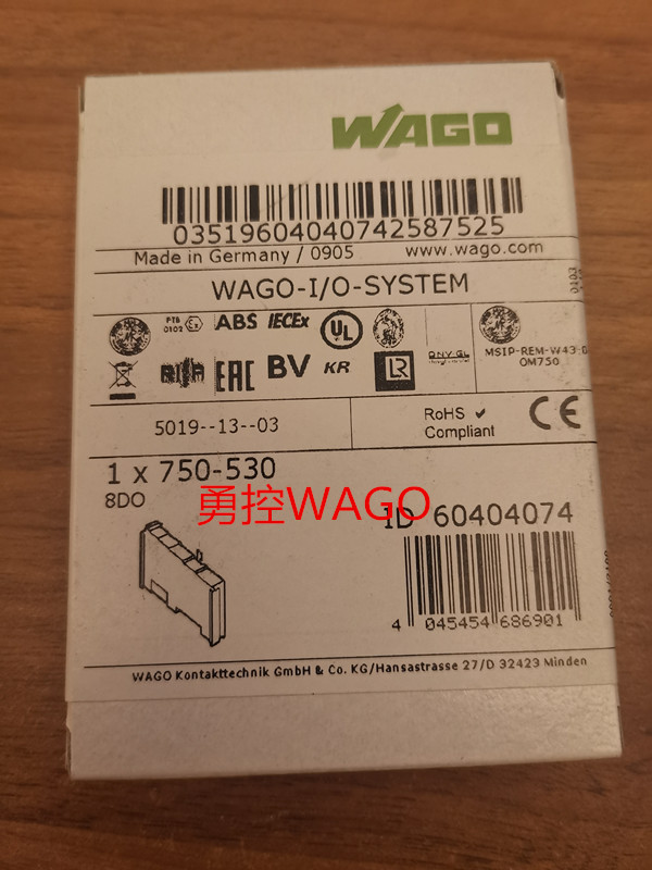 全新WAGO 750-408 750-410 750-412万可数字量