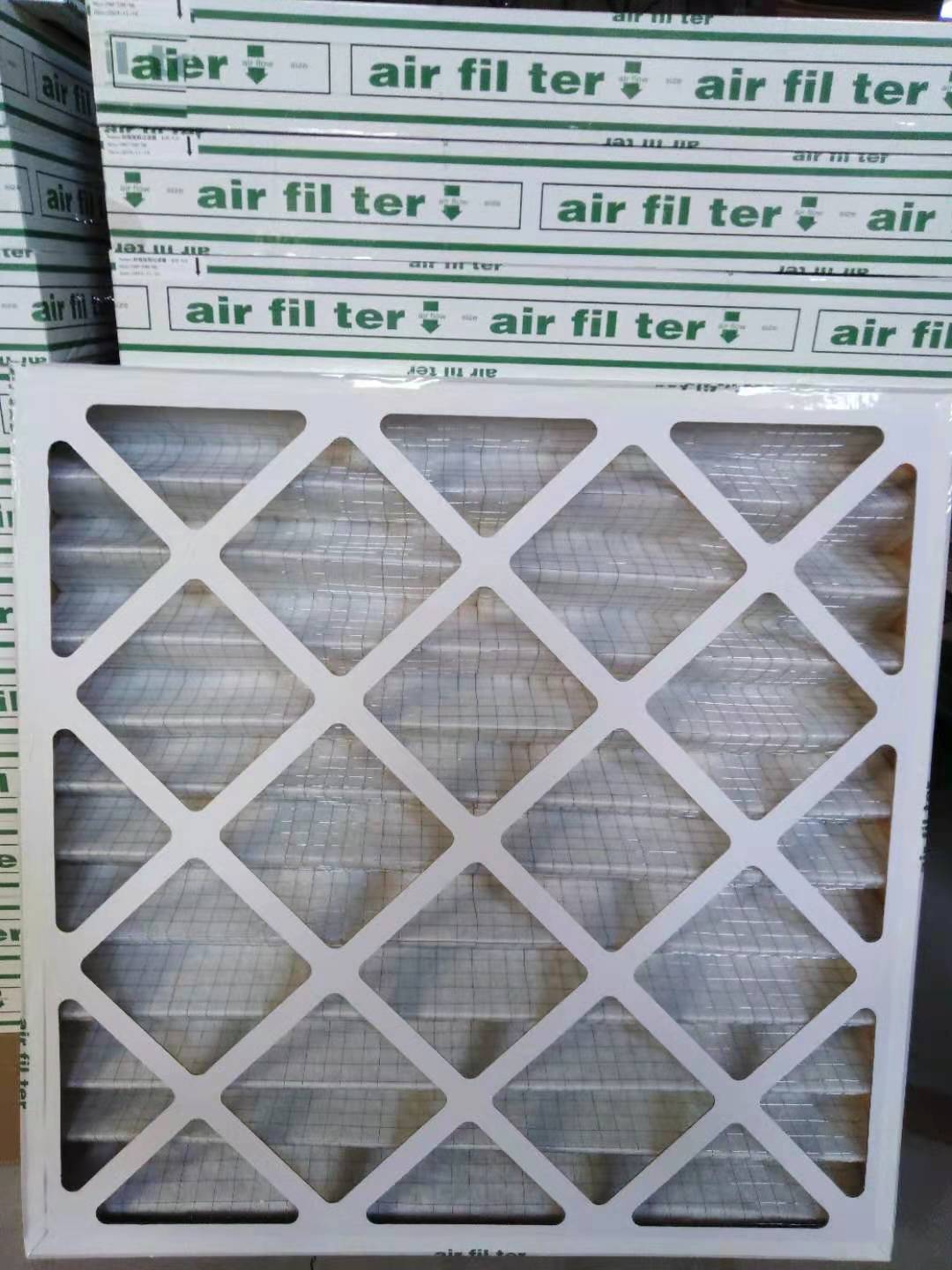 纸框初效板式空气过滤器折叠一次性G4