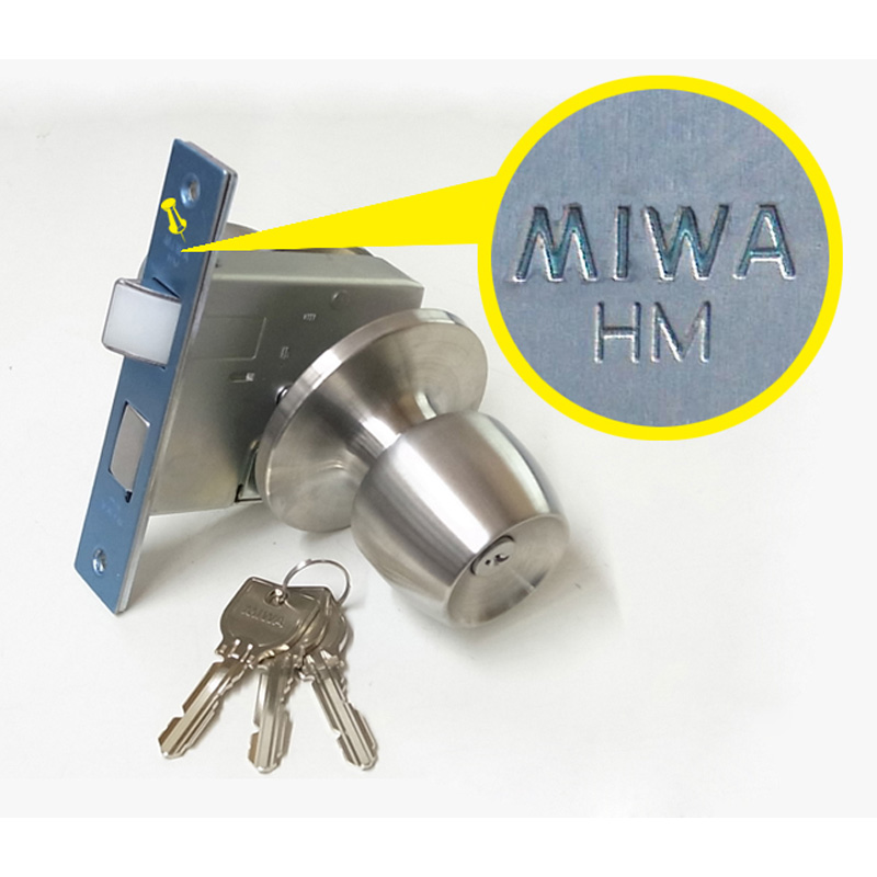 日本原装进口美和MIWA门锁HMW-1型球形锁