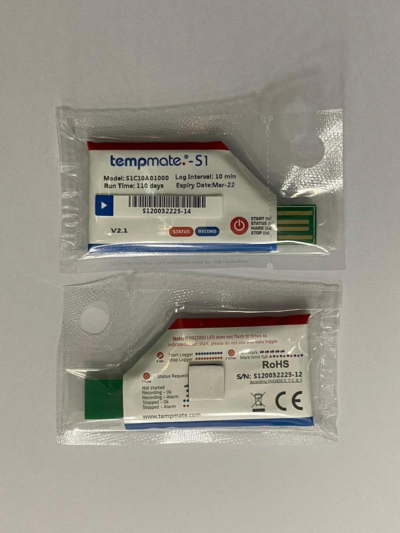 食品药品冷链运输温度记录仪Tempmate-S1