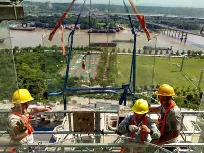 东莞万江吊篮租赁外墙翻新高空修理拆装