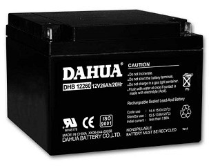 DAHUA大华DHB12260蓄电池12V26AH