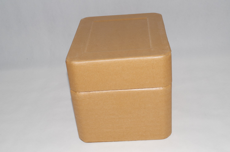 1装化工食品添加剂 出口方形纸板桶 密实纸箱比圆桶节省空间