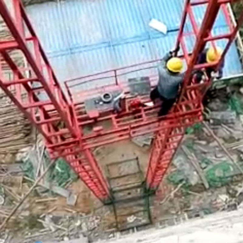 建筑施工升降机24米 工人盖楼物料自动龙门架