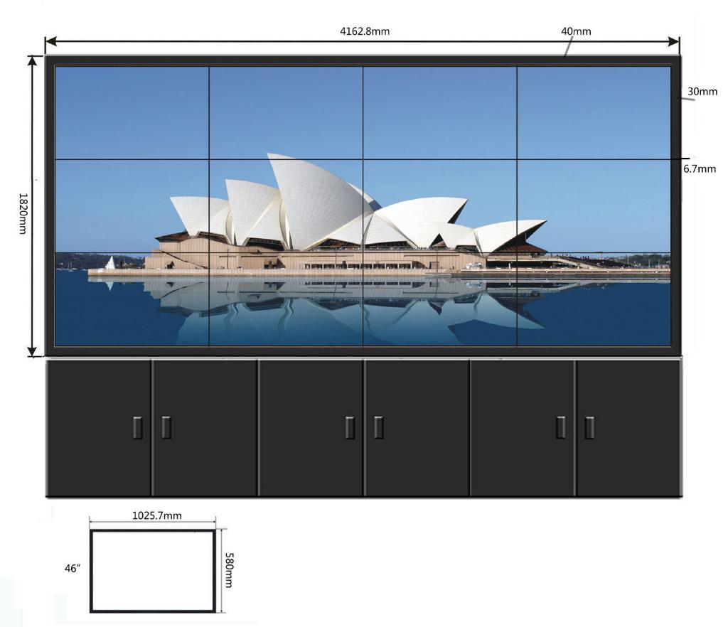 49寸液晶屏55寸拼接屏46寸大屏